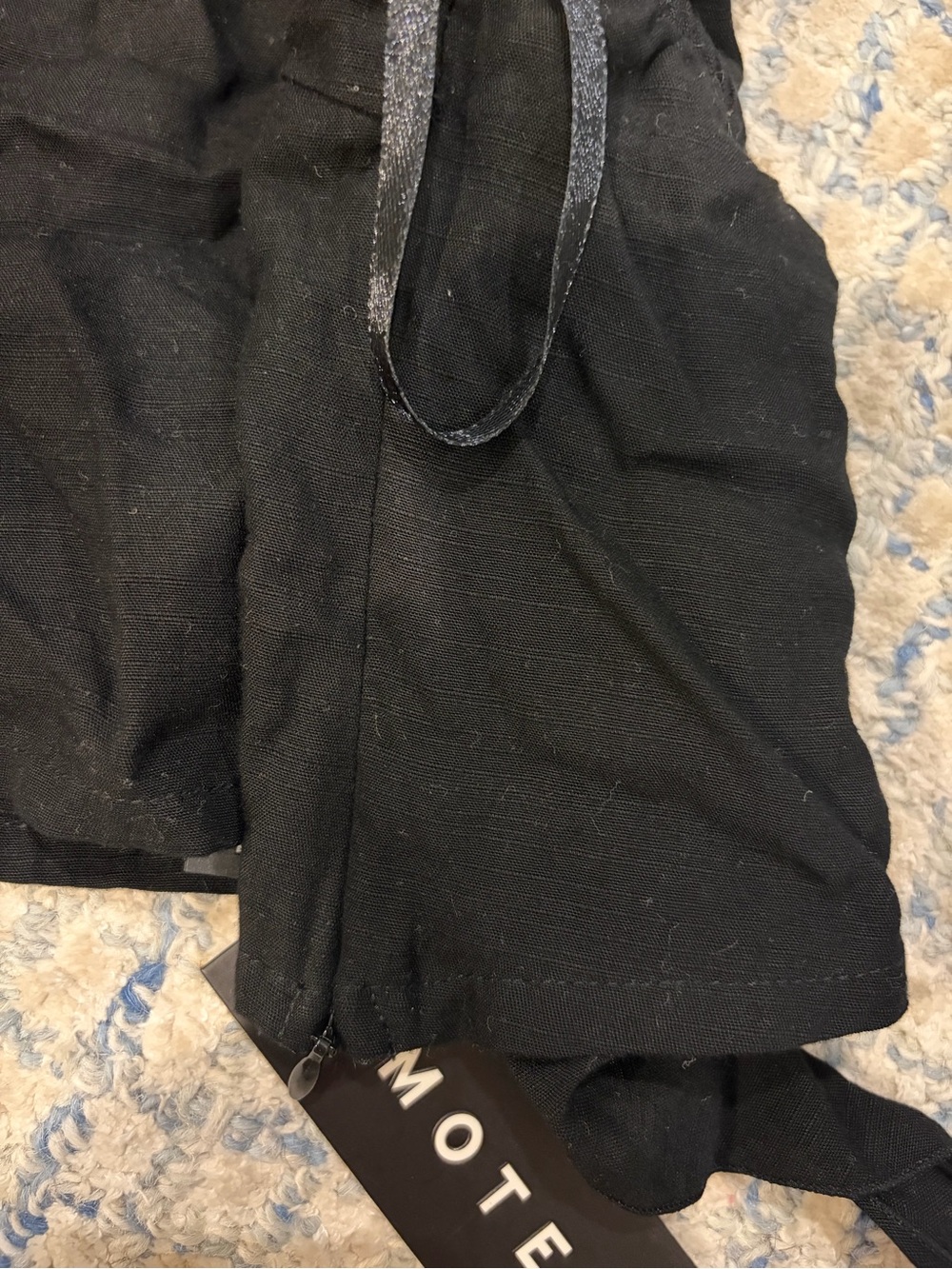 Motel Rocks Black Halter Ruffle Top - Picture 5 of 7